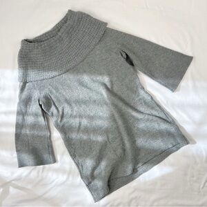 nordstrom collection | 100% cashmere grey cowl neck sweater | size xs